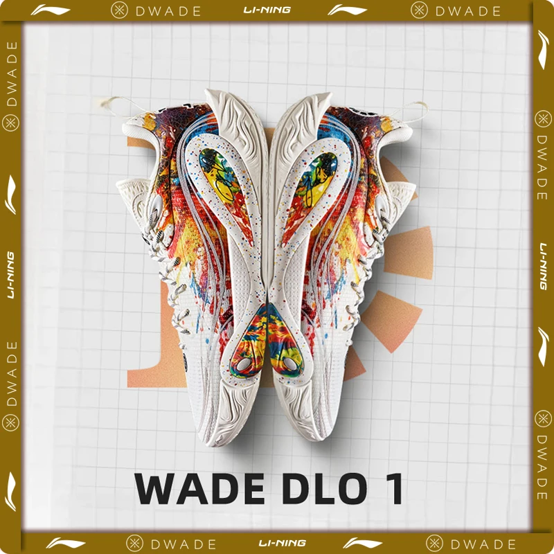 Li-Ning 남성용 WADE DLO 1 온코트 농구화 BOOM 경량 충격 흡수 LiNing 안정적인 지지 스니커즈 ABPV009