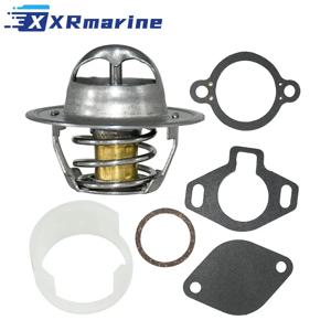 807252 Q5 온도 조절기 키트 160 °   MerCruiser V6 V8 4.3L 5L 5.7L 7.4L 8.2L용 플라스틱 슬리브 포함 807252 T8 807252 T5 18-3647 807252 T2