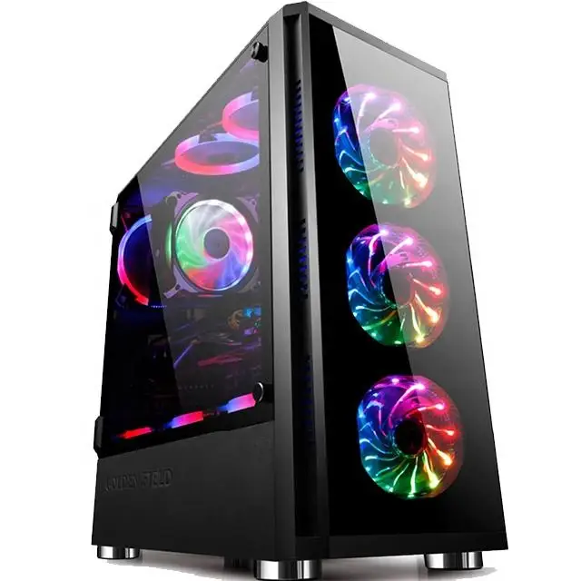 아오테시어 고품질 코어 i7 i9 i5 (E5 2650 CPU 포함) 16GB 램 SSD HDD GTX 950 8GB 그래픽 카드 게이밍 데스크탑 PC 게이머 게임용