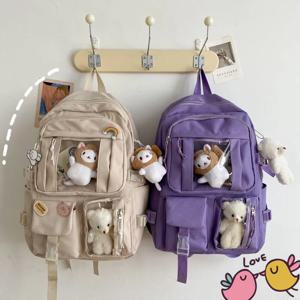 대용량 고등학생 배낭, 일본 스타일 중학생 책가방, 한국 스타일 시크