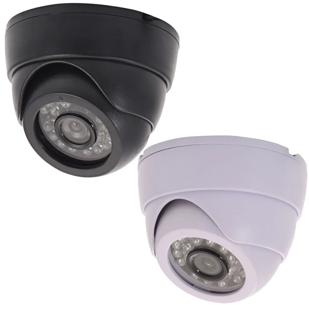 실내 CCTV 카메라 NTSC TV 시스템 보안 카메라, 이미지 센서 카메라, CMOS 야간 투시경, 주간 야간 24IR LED, 1200TVL