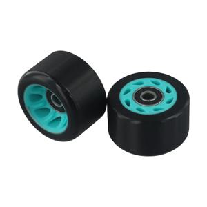 8pcs 롤러 스케이트 바퀴 58*39mm 더블 행 롤러 스케이트 쿼드 스케이트 보드 PU 고 탄소강 스케이트 보드 액세서리