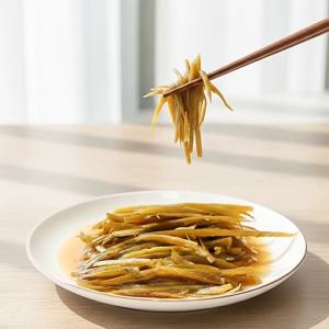 [1+1] 채썰어 더 맛있는 유리네 수제 마늘쫑채 장아찌 500g+500g