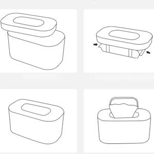 와이프 워머 디스펜서 에너지 절약형 온도 센서 USB 인터페이스 다양한 계절용 한 손 조작 히터 가정용 베이비