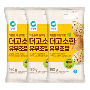 청정원 더 고소한 유부초밥 160g 3개