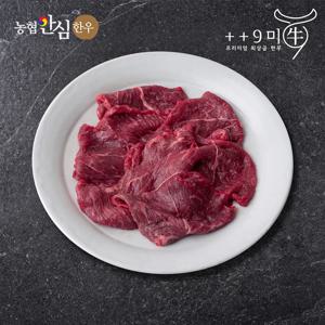 [구미우] 1++No.9 최고 등급 한우 불고기 샤브샤브 슬라이스 500g 냉동