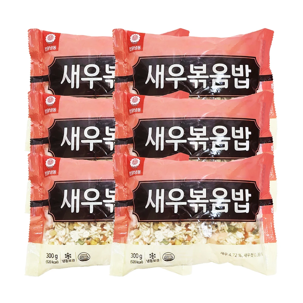 천일냉동 새우 볶음밥 300g 6개