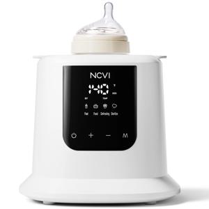 NCVI 8-in-1 젖병 온열기 및 스팀 살균기 3분 빠른 가열 24시간 보온 220V 미국 플러그 BPA 프리 아기 수유 도구