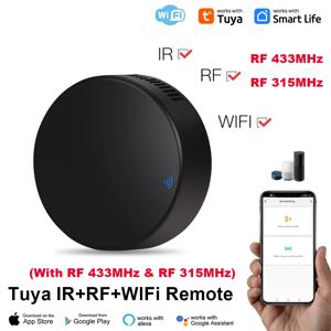 투야 와이파이 IR RF 리모컨 315MHz 433MHz 앱 원격 제어 모든 에어컨 TV LG 스마트라이프 앱 연동, 얀덱스 알렉사 지원
