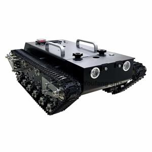 RC 탱크 섀시 금속 트랙 충격 흡수 탱크, STM32 로봇 키트용, FS 핸들 프로그래밍 가능 로봇 자동차, 30kg 하중, 12V DC 모터