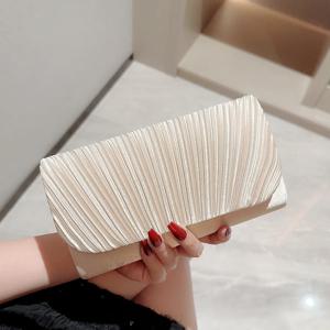 고급스럽고 세련된 원숄더 크로스백, 파티 핸드백, 우아하고 럭셔리한 패션 접이식 이브닝 클러치백