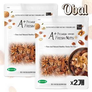 오발넛츠 피칸 1Kg 세트 500g+500g 건강한 간식과 요리 재료