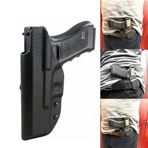 전술용 홀스터, 허리 안쪽 숨김 휴대용 카이덱스 IWB 건 홀스터 (G17, G22, G31 호환), 사냥용 권총 케이스, 벨트 클립