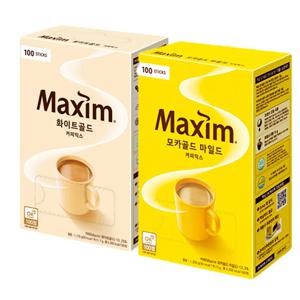 맥심 모카골드100T+화이트골드 커피믹스 100T