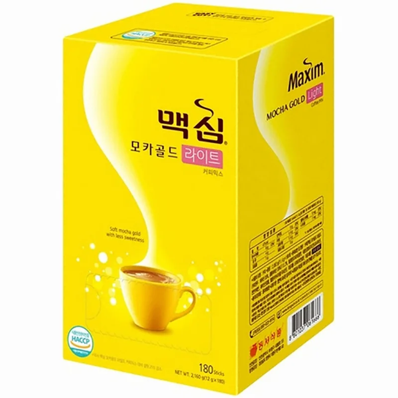 [믹스커피]동서 맥심 모카골드 라이트 커피믹스 180T