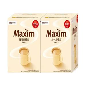 [2박스]동서 맥심 화이트골드 커피믹스 190T+190T
