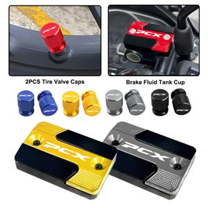 PCX 오토바이 액세서리 브레이크 오일 탱크 오일 컵 혼다 PCX125 PCX150 PCX160 PCX 125 PCX 160 PCX 150 PCX 타이어 밸브 캡