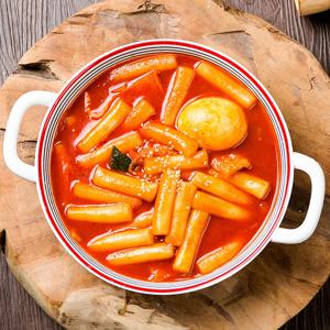 신천동 대구 밀떡 떡볶이 2팩 200g 분말소스 50g 포함 사누끼우동 200g 한국식 냉동 음식