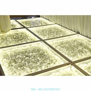 클럽 장식 파티 조명 시스루 댄스 플로어 스팟 LED 익스티트