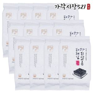짜지않은 도시락김 4g x 12봉 간편포장 재래김