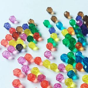 500 개/대 보석 비즈 어린이를위한 3D 퍼즐 장난감 6 색 리필 팩 물 끈적 비즈 퍼즐 퍼즐 Brinquedo Juguetes