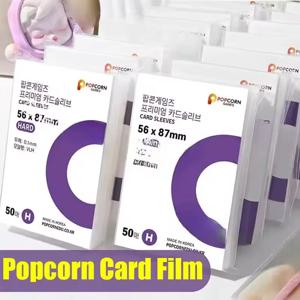 56x87mm 63.5x88mm 카드 슬리브 투명 PP 케이팝 카드 홀더 엽서 필름 방수 아이돌 앨범 사진 보호 슬리브
