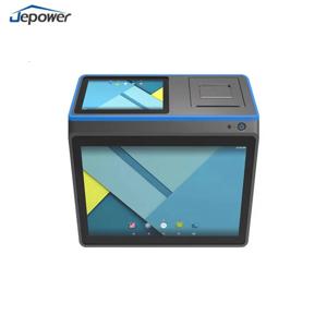 새로운 안드로이드 데스크탑 올인원 10.1인치 터치스크린 POS 태블릿 단말기 USB 인터페이스 금전등록기 프린터 1년 보증