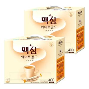 [2박스]동서 맥심 화이트골드 커피믹스 400T+400T