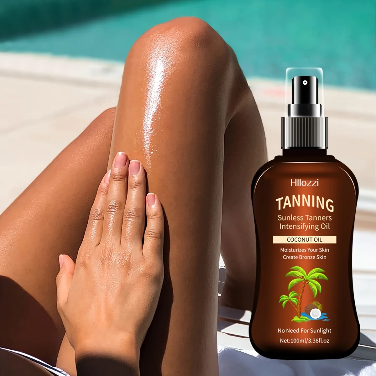 100ml/3.38fl.oz 코코넛 태닝 오일 Sunless TannersIntensifying Oil Sunless TannersIntensifying Oil 새로운 여름 제품
