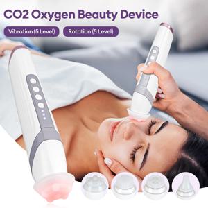 4가지 팁 CO2 버블 펜 아쿠아 스킨 페이스 클렌징 SPA 뷰티 디바이스 CO2 팟 마사지기 휴대용 산소 버블 페이셜 머신