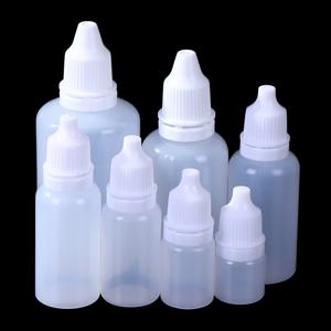 10PCS 5/10/15/20/30/50ml 빈 플라스틱 스포이드 병 페인트 뷰티 오일 압착 가능 리필 용 병 화장품 보관 병