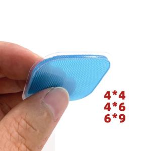 EMS 트레이너용 4PCS EMS 젤 패드 복부 젤 스티커 피트니스 하이드로겔 복부 근육 자극기 슬리밍 마사지 기계