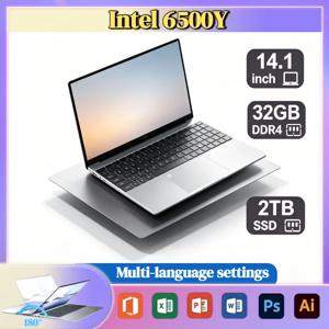 인텔 6500Y 14.1인치 초경량 노트북 2C4T 1.1GHz 기본 속도 3.4GHz 부스트 속도 32GB 램 2TB PCIe SSD 5000mAh 배터리 백라이트 지문인식 프로 맥스