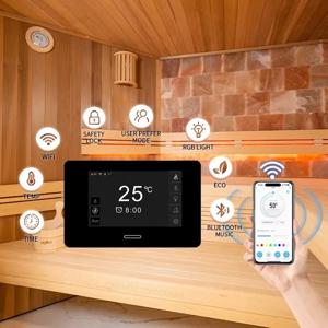 26년 제조업체 OEM ODM WiFi 앱 디지털 패널 시스템 사우나 컨트롤러 (모든 사우나룸, 사우나 히터, 사우나용)