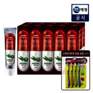 2080 진지발리스 유칼립투스 민트치약 150gX10입 (스트롱/후레쉬) +스마트케어 칫솔 증정