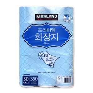 커클랜드 시그니춰 프리미엄 3겹 화장지 40m x 30롤