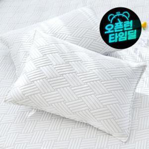 1+1 듀라텍스 냉감 베개커버 밴드형 지퍼형 머리도 쿨하게쾌적하게 Q-MAX어린이인증