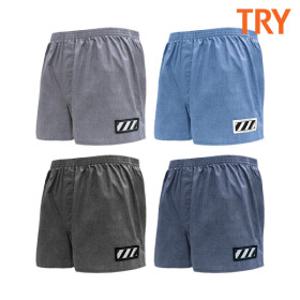 TRY 남자 부드러운 링클프리 트렁크팬티 4종세트