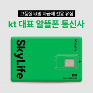 kt 스카이라이프 NFC 알뜰폰 셀프개통 유심 LTE