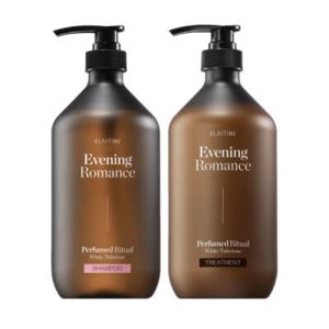 엘라스틴 퍼퓸드리추얼 약산성 두피 앤 손상 클리닉 탈모샴푸 이브닝 915ml + 트릿 915ml