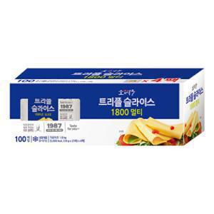 소와나무 트리플 슬라이스 치즈 1.8kg 1개 (100매)