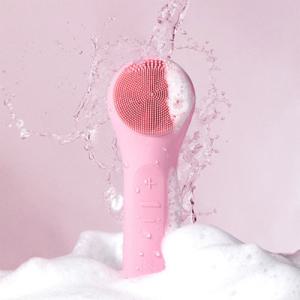 멜리언스 실리콘 진동클렌저 모공 세안 브러쉬 피지 제거 클렌져 전동 세안기(거치대 증정)