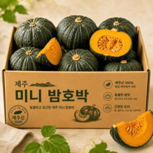 끝장딜 포슬포슬 제주 미니밤호박 미니단호박 보우짱