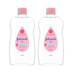 존슨즈 베이비 오일 500ml 2개