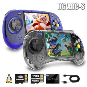 ANBERNIC RG ARC-S 레트로 핸드헬드 게임 리눅스 시스템 4.0 인치 IPS 스크린 5G 와이파이 4.2 블루투스