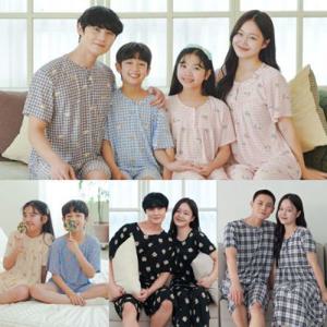 (8%쿠폰)빅사이즈 폭스클럽 여름신상 냉감 플리츠 잠옷/여성/원피스/커플/아동/주니어/가족/파자마/짱구