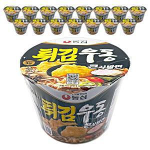 농심 튀김우동 큰사발면 111g x 16개