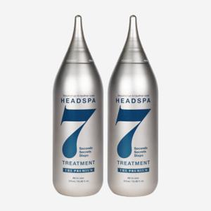 (재구매대란) 헤드스파7 더 프리미엄 트리트먼트 대용량 310ml 2개 | 두피에 닿아도되는 탈모 손상모 볼륨
