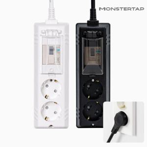 몬스터탭 국산 4000W 가정용 고용량 멀티탭 에어컨 온풍기 건조기 2구 3구 슬림 플러그