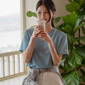캔마트 어스유 바이오 코튼 라벨 티셔츠